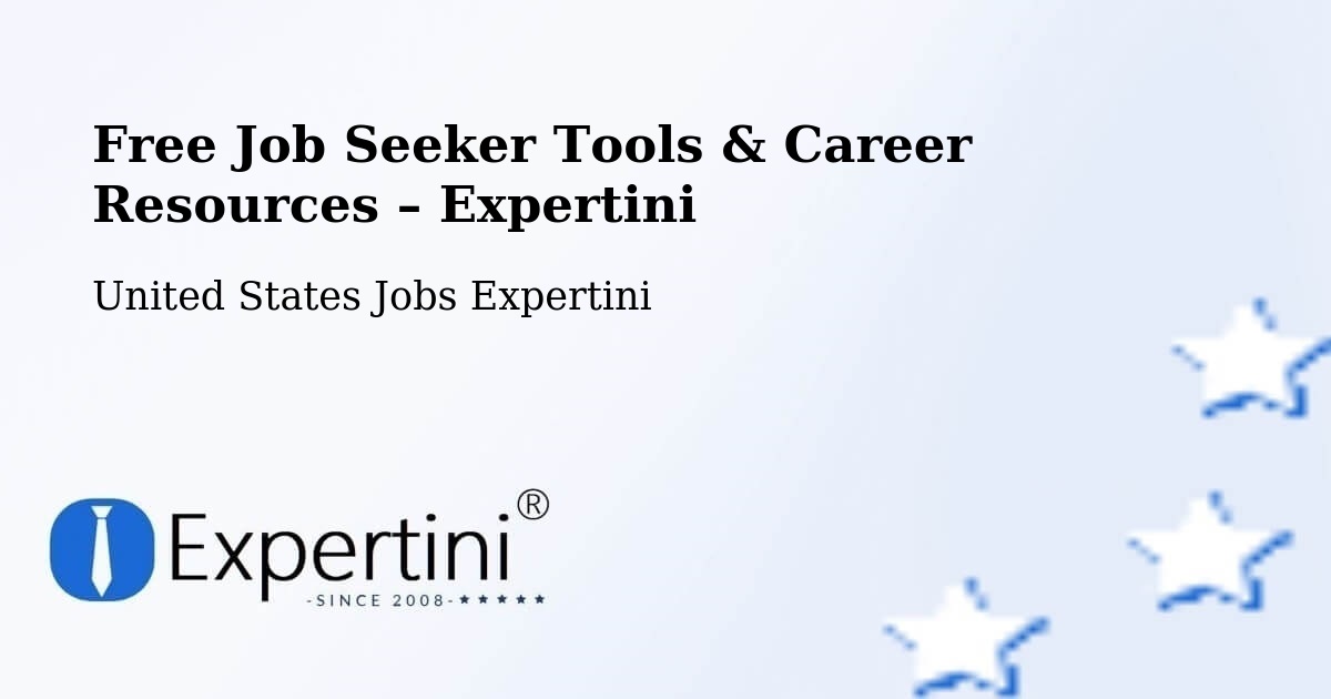 Free Job Seeker Tools & Career Resources – White Marsh - White Marsh, United States Jobs Expertini