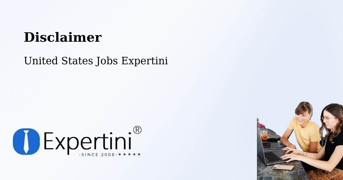 Disclaimer – White Marsh - United States Jobs Expertini